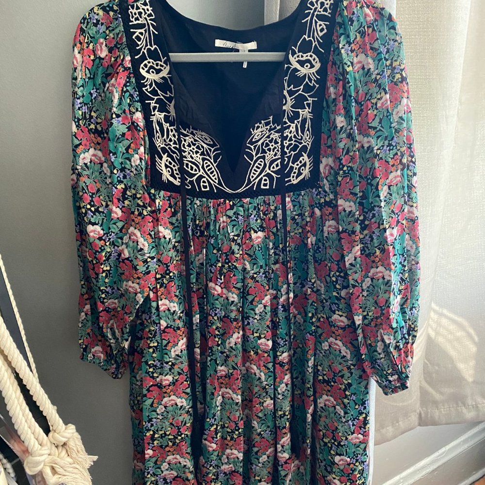 EUC Anthropologie Floreat Babydoll Dress - Picture 2 of 2